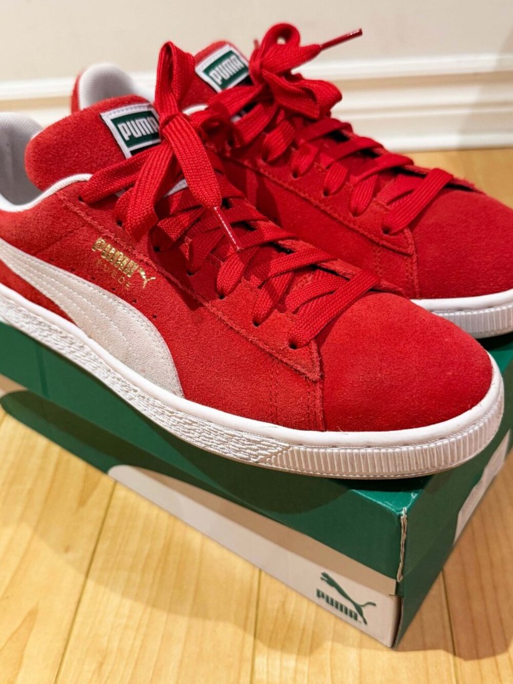 Puma Suede - Red (9.5 US)
